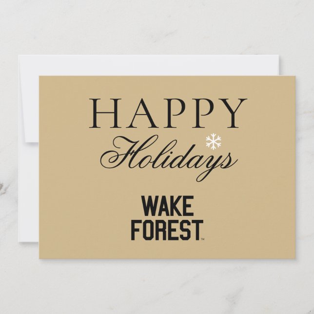 Wake Forest University | Wake Forest Holiday Card (Front)