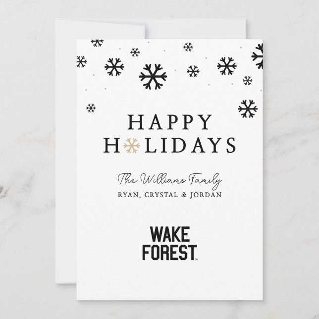 Wake Forest University | Wake Forest Holiday Card (Front)