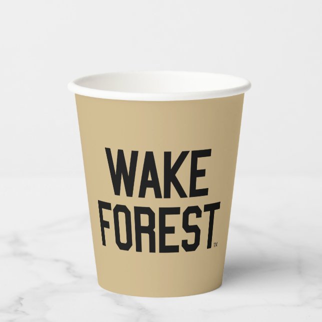 Wake Forest University | Wake Forest Paper Cups (Front)