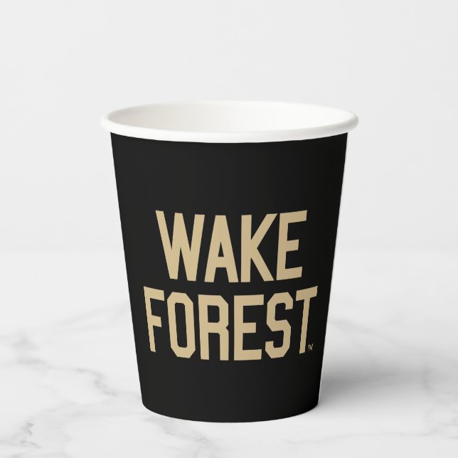 Wake Forest University | Wake Forest Paper Cups (Back)