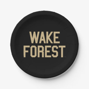 Wake Forest University Wake Forest Paper Plate