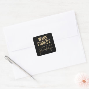 Wake Forest University   Wake Forest Square Sticker