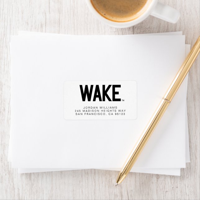 Wake Forest University | Wake Wordmark Label (Insitu)