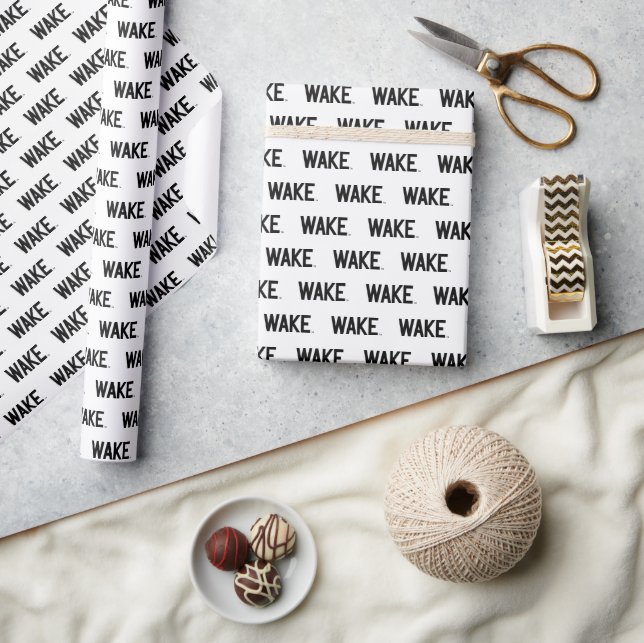 Wake Forest University | Wake Wordmark Wrapping Paper (Crafts)