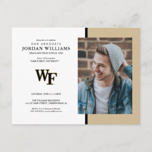 Wake Forest University   WF Announcement Postcard