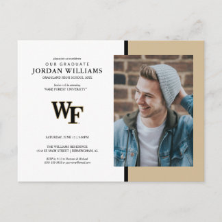 Wake Forest University | WF Announcement Postcard