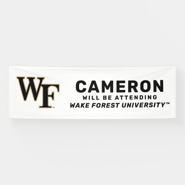 Wake Forest University | WF Banner (Horizontal)
