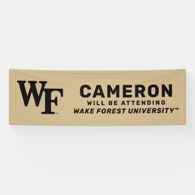 Wake Forest University | WF Banner (Horizontal)