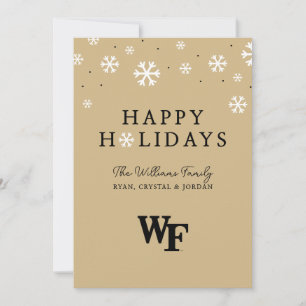 Wake Forest University WF Holiday Card