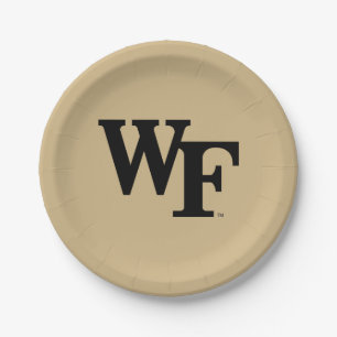 Wake Forest University WF Paper Plate