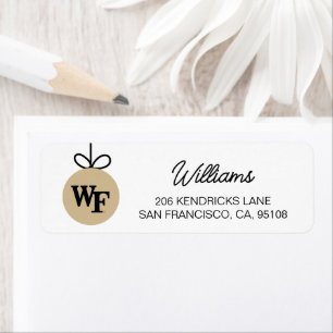 Wake Forest University   WF Return Address Label