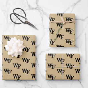Wake Forest University   WF Wrapping Paper Sheet