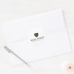 Wake Forest University Wordmark Classic Round Sticker