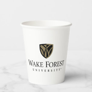 Wake Forest University Wordmark Paper Cups