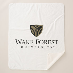 Wake Forest University Wordmark Sherpa Blanket