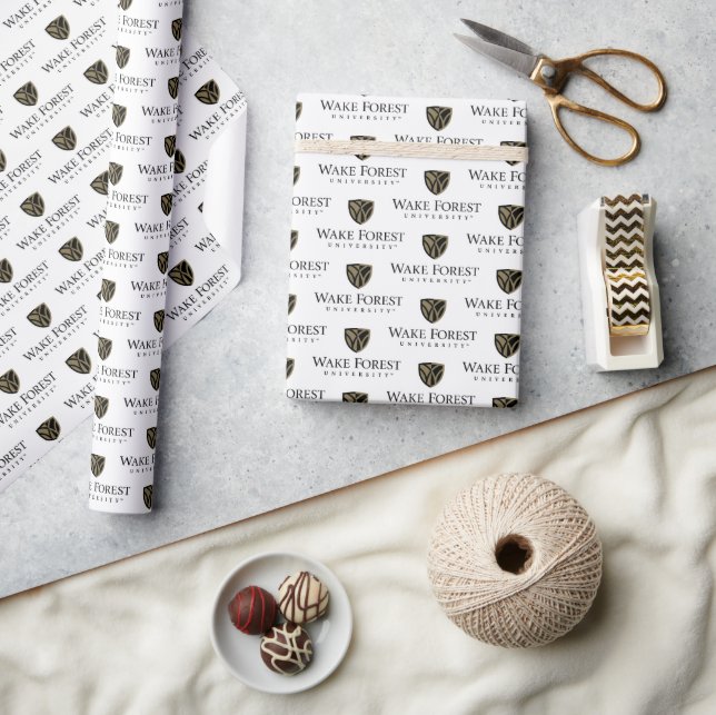 Wake Forest University Wordmark Wrapping Paper (Crafts)