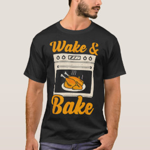Wake Ke Turkey Feast Meal Dinner Chef Funny Thanks T-Shirt