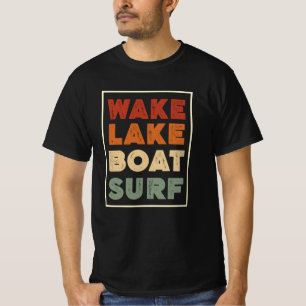 Wake Lake Boat Surf T-Shirt