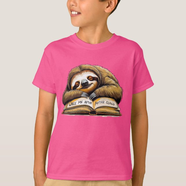 Wake Me After Class | Funny Student T-Shirt (Front)
