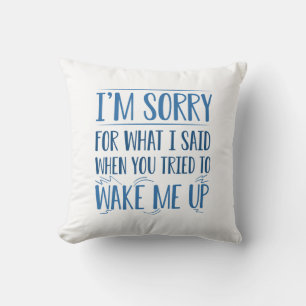 Wake Me Up Cushion