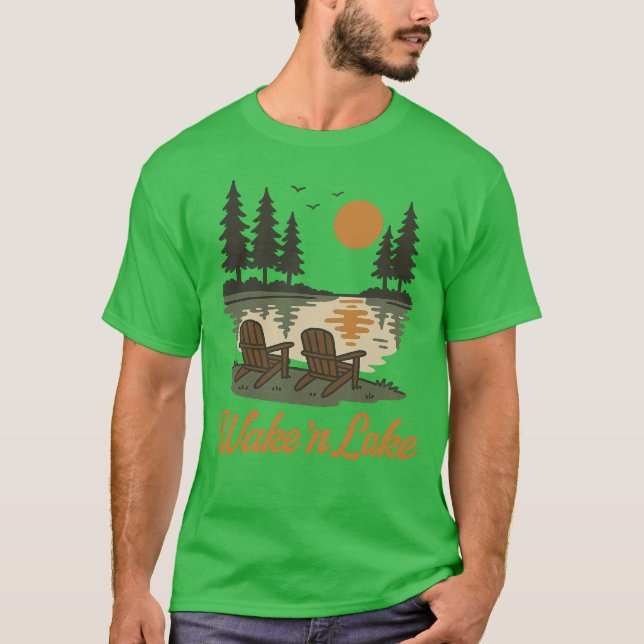 Wake 'n Lake T-Shirt (Front)