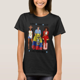 Wake Pray Slay Ecuador Boss Black Latina Ceo women T-Shirt