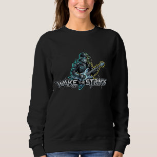 Wake The Strings Retro Future Art Sweatshirt
