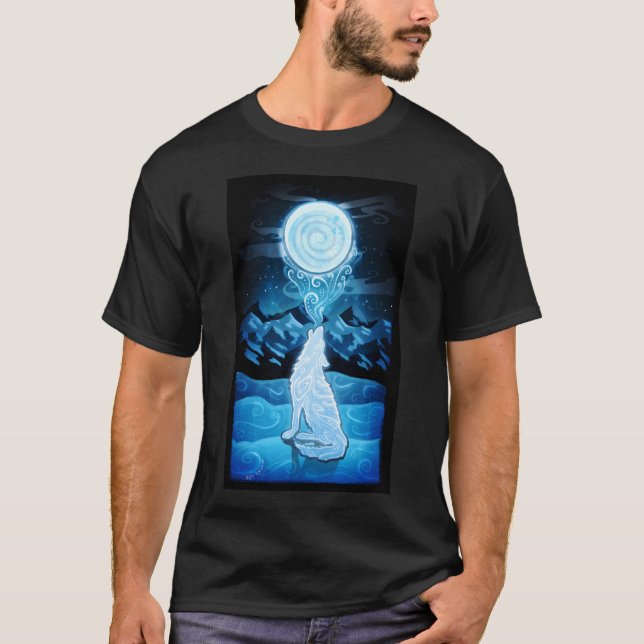 Wake The White Wolf T-Shirt (Front)