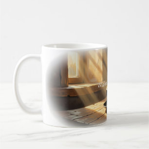 Wake to Wonder Coffee Glow Poster Mug
