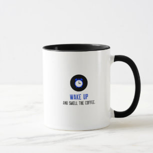 WAKE UP   ALARM CLOCK MUG