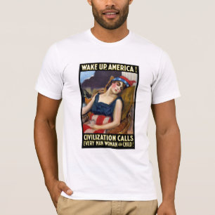 Wake Up America! Civilisation Calls T-Shirt