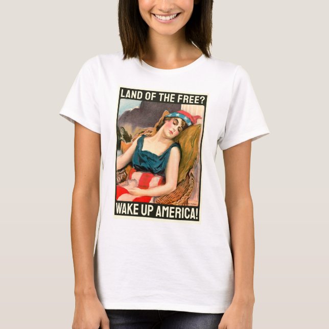 Wake Up America! (light) T-Shirt (Front)