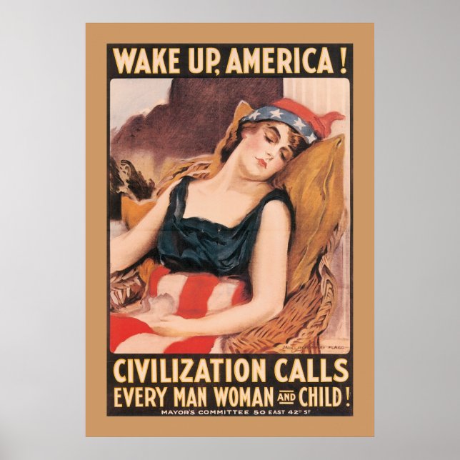 Wake Up America Poster (Front)