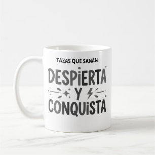 Wake Up and Conquer Mug - Motivation Mug