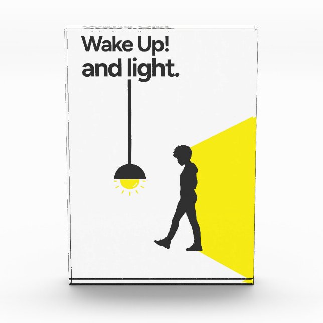 wake up and light photo block (Front)