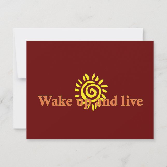 Wake Up and Live (Front)