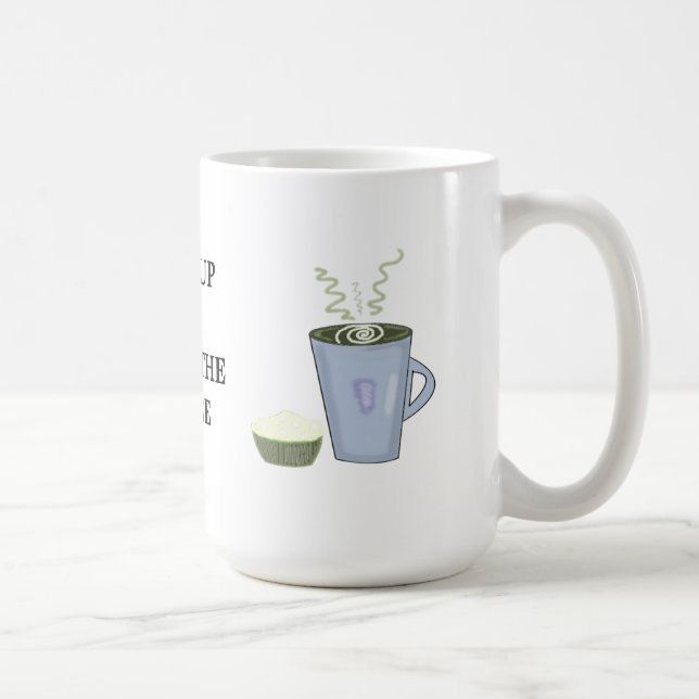 Wake Up and Smell the Coffee Coffee Mug (Right)