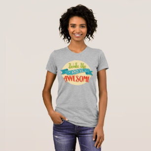 Wake Up Awesome Retro Tee