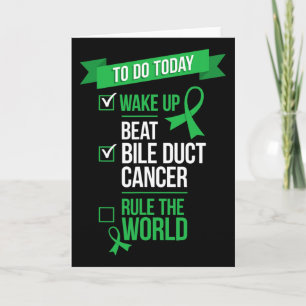 Wake Up Beat Bile Duct Cancer Rule The World  Card