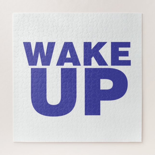 Wake Up Blue Jigsaw Puzzle (Vertical)