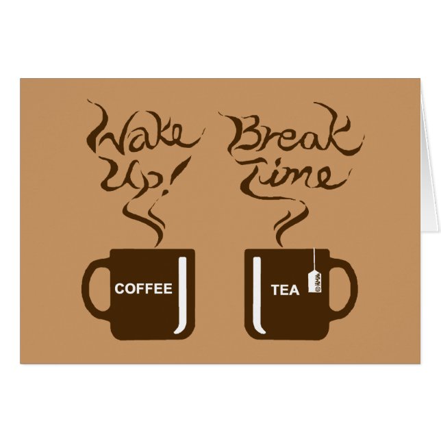 Wake up! break time (Front Horizontal)