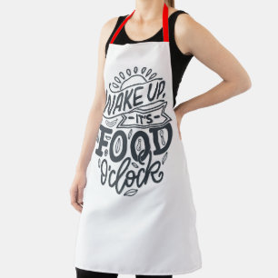 Wake Up Chef Quote Apron