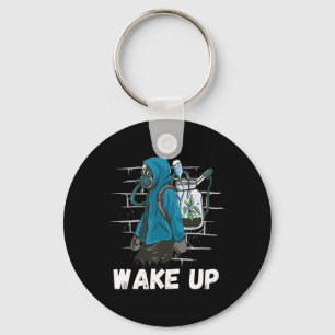 Wake Up Climate Change Rethink Earth Day Activism Key Ring