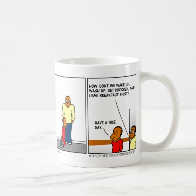 Wake up first coffee mug (Right)