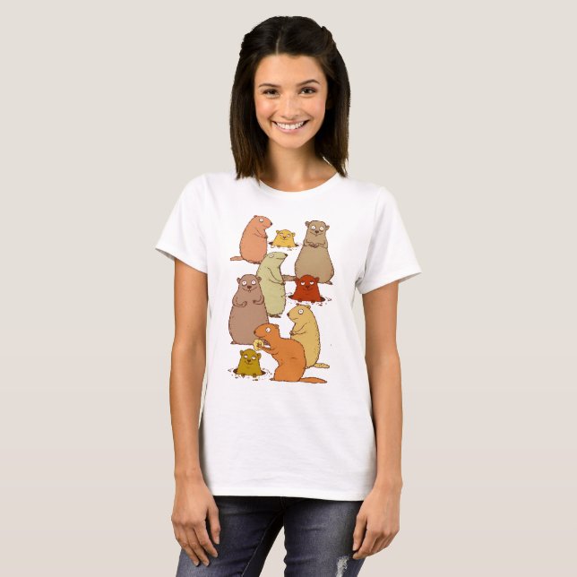 Wake Up Groundhogs! T-Shirt (Front Full)