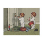 Wake Up Its Christmas cute child illustration