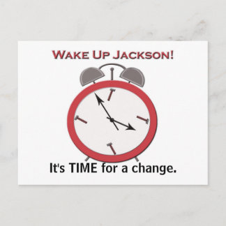 WAKE UP JACKSON POSTCARD
