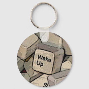 WAKE UP KEY RING