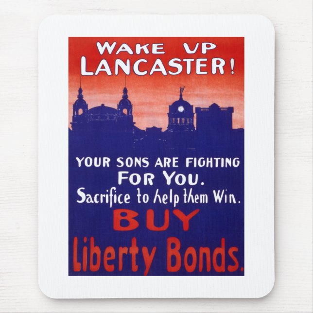 Wake Up Lancaster Mouse Pad (Front)