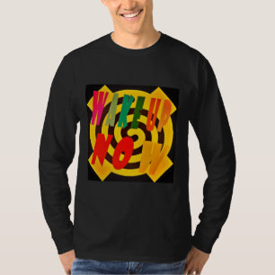 WAKE UP NOW SAND COLORED DESIGN WITH RED BLACK T-Shirt